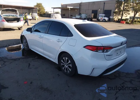 2022 Toyota Corolla Hybrid Le z USA, uszkodzony, nr VIN JTDEAMDE7N3013155